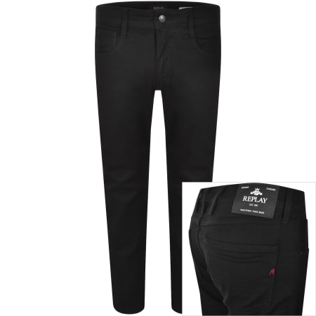 Product Image for Replay Anbass Slim Fit Jeans Black