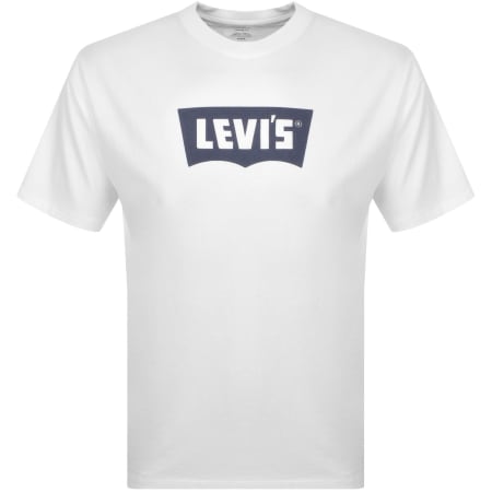 Product Image for Levis Logo Crew Neck T Shirt White