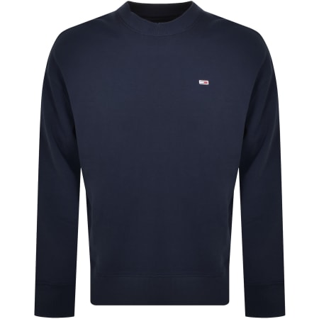Product Image for Tommy Jeans Flag Logo Sweatshirt Navy