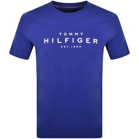 Product Image for Tommy Hilfiger Big Logo T Shirt Blue
