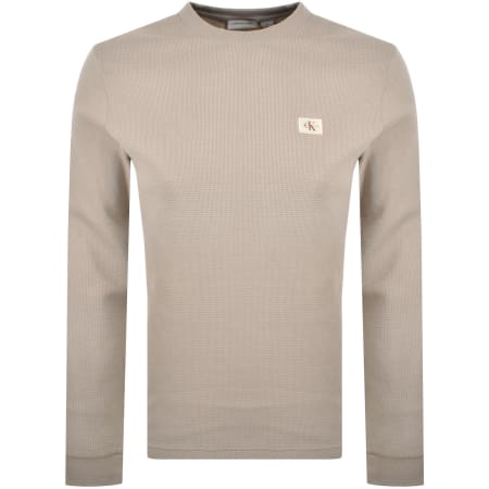 Product Image for Calvin Klein Jeans Waffle T Shirt Grey