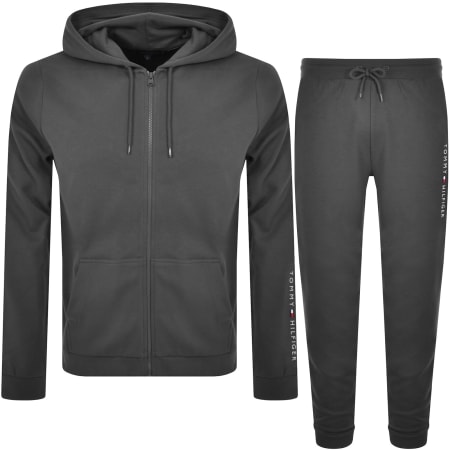 Product Image for Tommy Hilfiger Loungewear Hooded Tracksuit Grey