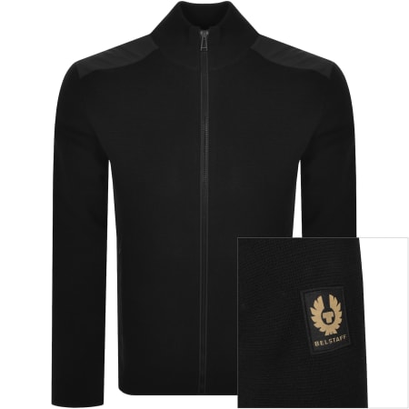 Product Image for Belstaff Verge Full Zip Knit Jumper Black