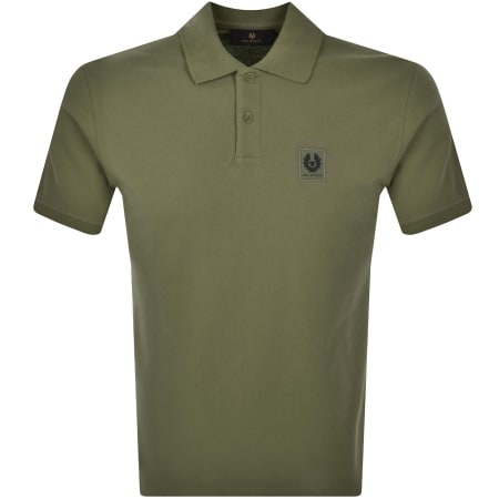 Product Image for Belstaff Short Sleeve Polo T Shirt Green