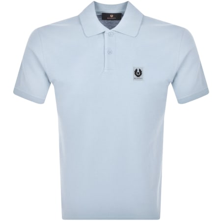 Product Image for Belstaff Short Sleeve Polo T Shirt Blue