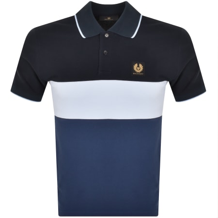 Product Image for Belstaff Logo Polo T Shirt Navy