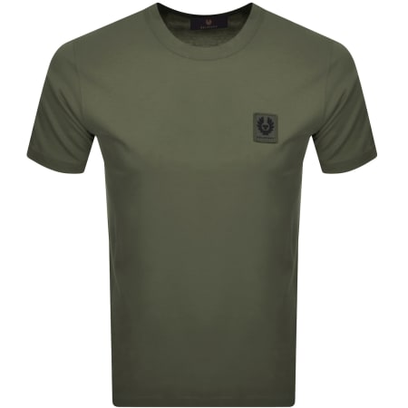 Product Image for Belstaff Short Sleeve Logo T Shirt Green