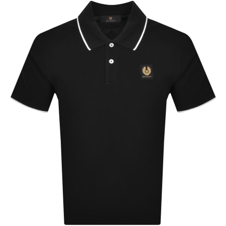Product Image for Belstaff Tipped Polo T Shirt Black