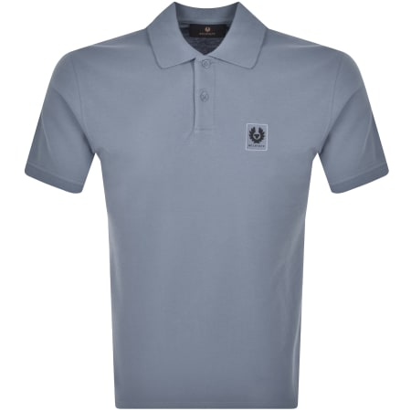 Product Image for Belstaff Logo Polo T Shirt Blue