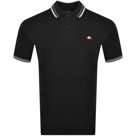 Product Image for Ellesse Rooks Tipped Polo T Shirt Black