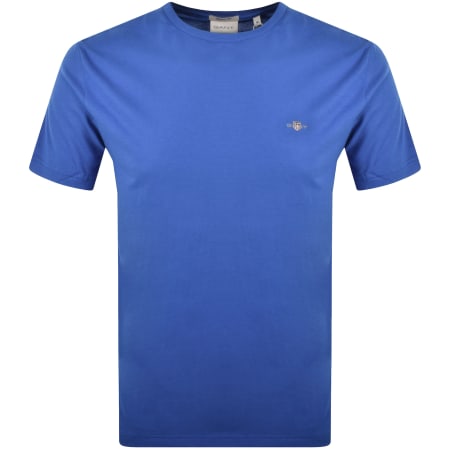 Product Image for Gant Regular Fit Shield T Shirt Blue
