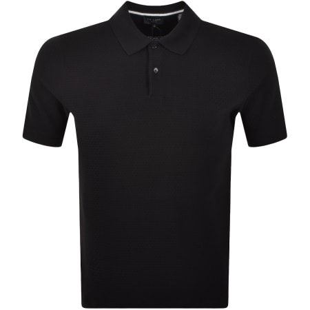 Product Image for Ted Baker Redman Textured Polo T Shirt Black