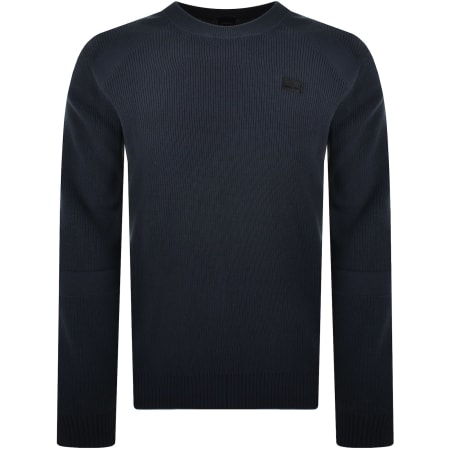 Product Image for G-Star Detailed Knit Jumper Legion Blue