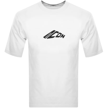 Product Image for DSQUARED2 Logo T Shirt White