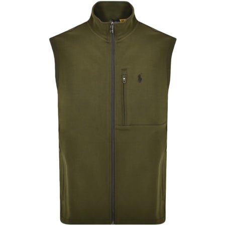 Product Image for Ralph Lauren Full Zip Gilet Green