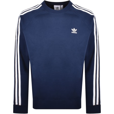 Product Image for adidas Originals Three Stripe Sweatshirt Navy