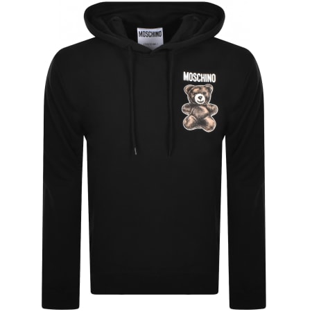Product Image for Moschino Bear Logo Hoodie Black