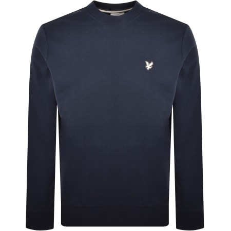 Product Image for Lyle And Scott Crew Neck Sweatshirt Navy