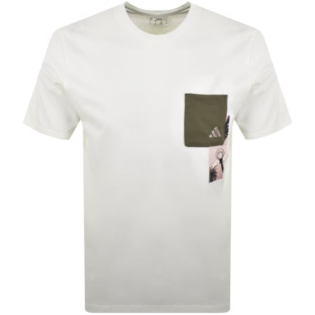 Product Image for adidas Sportswear Lens Pocket T Shirt Off White