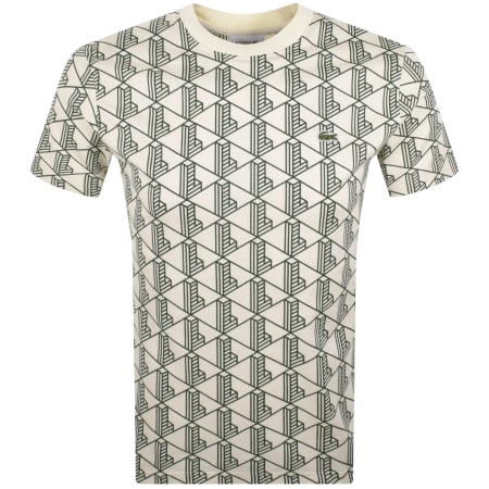 Product Image for Lacoste Geometric Logo T Shirt Lapland