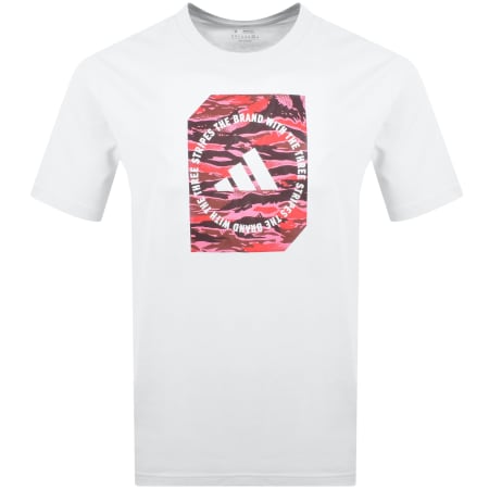 Product Image for adidas Sportswear Camo Box T Shirt White