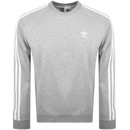 Product Image for adidas Originals 3 Stripe Sweatshirt Grey