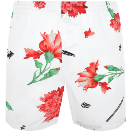 Product Image for Moschino Graphic Print Shorts Off White