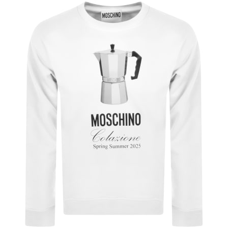 Product Image for Moschino Breakfast Sweatshirt White