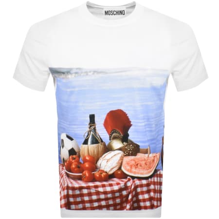 Product Image for Moschino Italian Inspiration T Shirt White