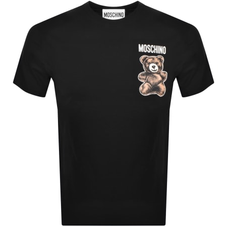Product Image for Moschino Bear Logo T Shirt Black