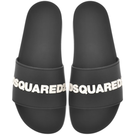 Product Image for DSQUARED2 Logo Sliders Black
