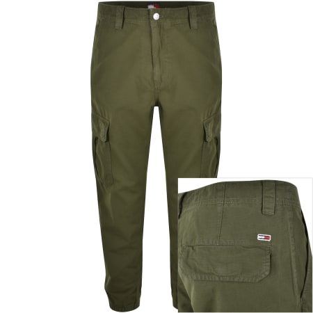 Product Image for Tommy Jeans Ryan Ripstop Cargo Trousers Green