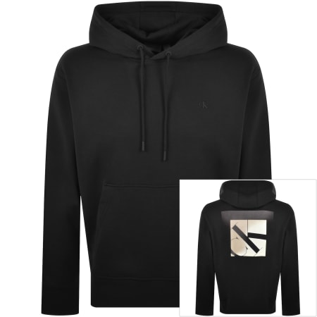 Product Image for Calvin Klein Jeans Layered Logo Hoodie Black