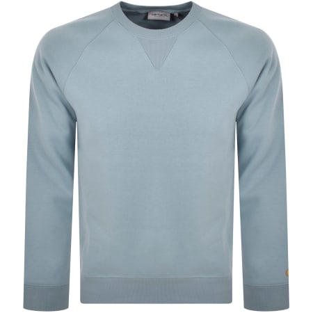 Product Image for Carhartt WIP Chase Logo Sweatshirt Blue