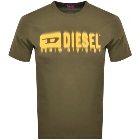 Product Image for Diesel T Adjust Q7 T Shirt Green