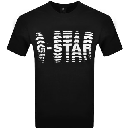 Product Image for G-Star Shattered Logo T Shirt Black