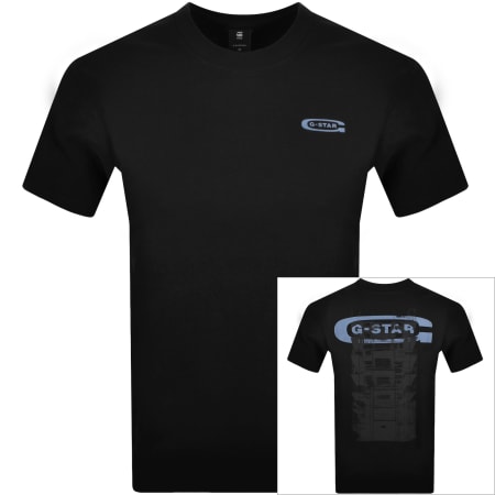 Product Image for G-Star Scaffolding Back T Shirt Black