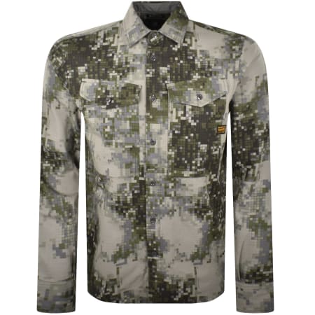 Product Image for G Star Cargo Pocket Shirt Beige