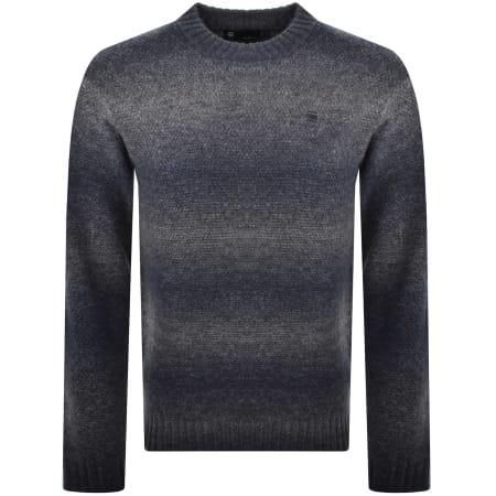 Product Image for G-Star Gradient Knit Jumper Legion Blue