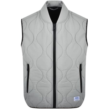 Product Image for HUGO Blue Bohotino Slim Fit Quilted Gilet Grey
