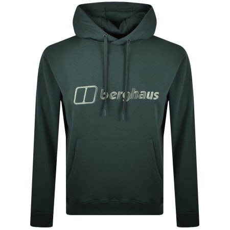 Product Image for Berghaus Logo Hoodie Dark Green