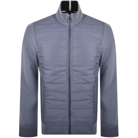 Product Image for Ted Baker Entil Quilted Mix Media Jacket Blue