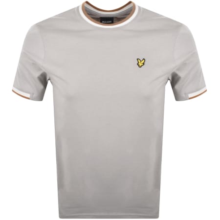 Product Image for Lyle And Scott Half Tipped T Shirt Grey