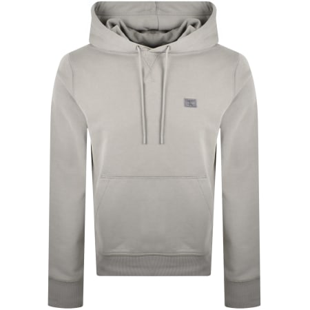 Product Image for Calvin Klein Jeans Woven Label Hoodie Grey