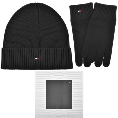 Product Image for Tommy Hilfiger Beanie And Gloves Gift Set Black
