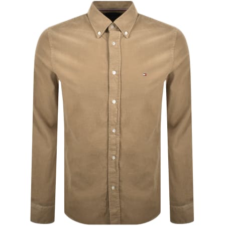 Product Image for Tommy Hilfiger Regular Fit Corduroy Shirt Brown