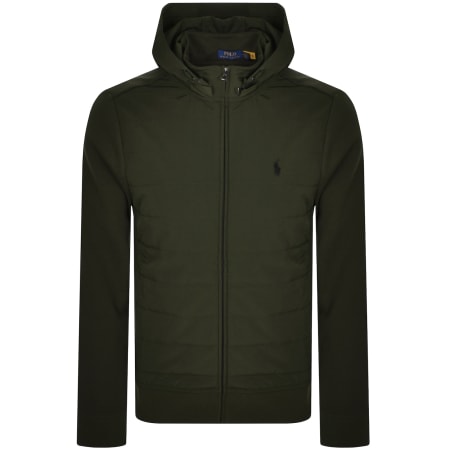 Product Image for Ralph Lauren Hybrid Full Zip Hoodie Green