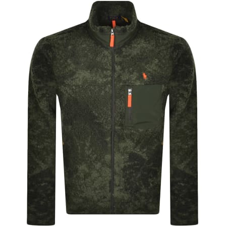 Product Image for Ralph Lauren Full Zip Sweatshirt Camo Green