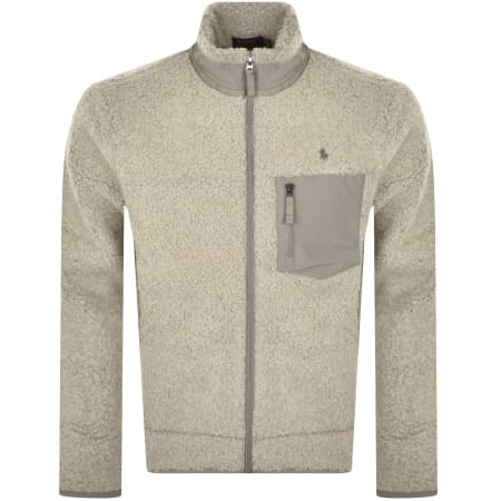Product Image for Ralph Lauren Full Zip Sweatshirt Beige Heather