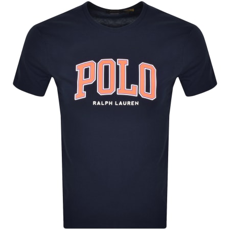 Product Image for Ralph Lauren Slim Fit Logo T Shirt Navy